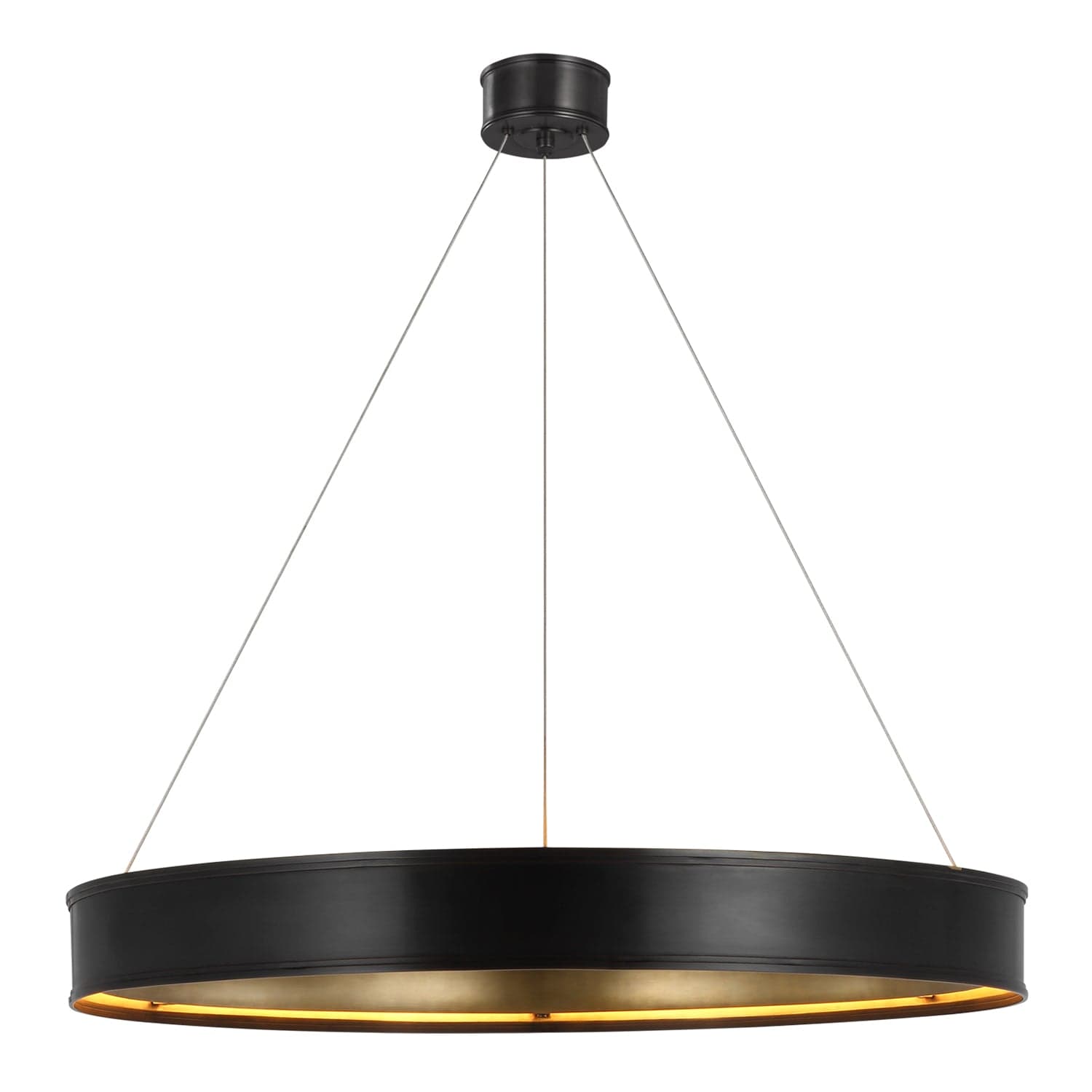 VISUAL COMFORT CONNERY RING CHANDELIER (OPTIONS) 30" / Bronze