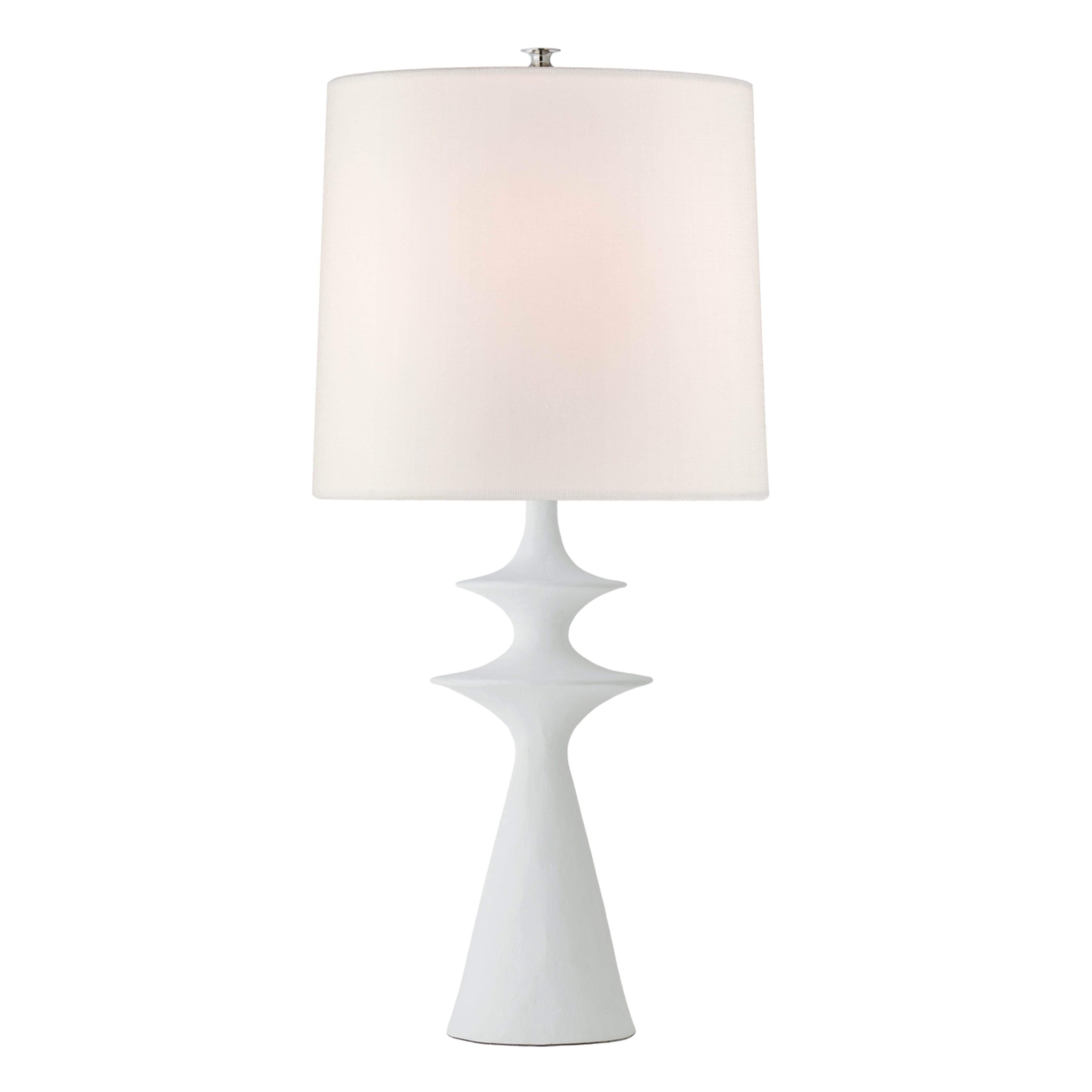 VISUAL COMFORT LAKMOS TABLE LAMP Plaster White