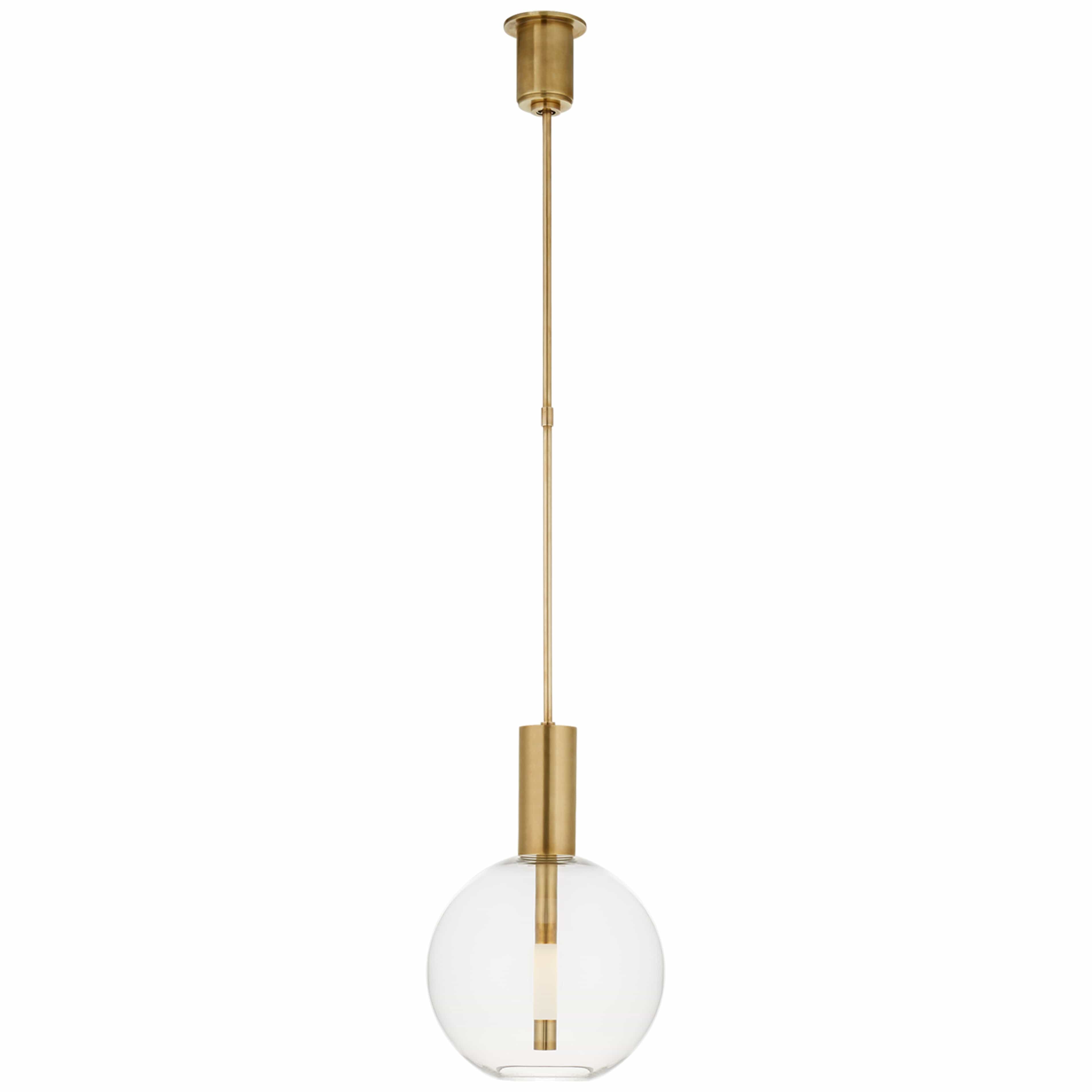 VISUAL COMFORT NYE GLOBE PENDANT Burnished Brass