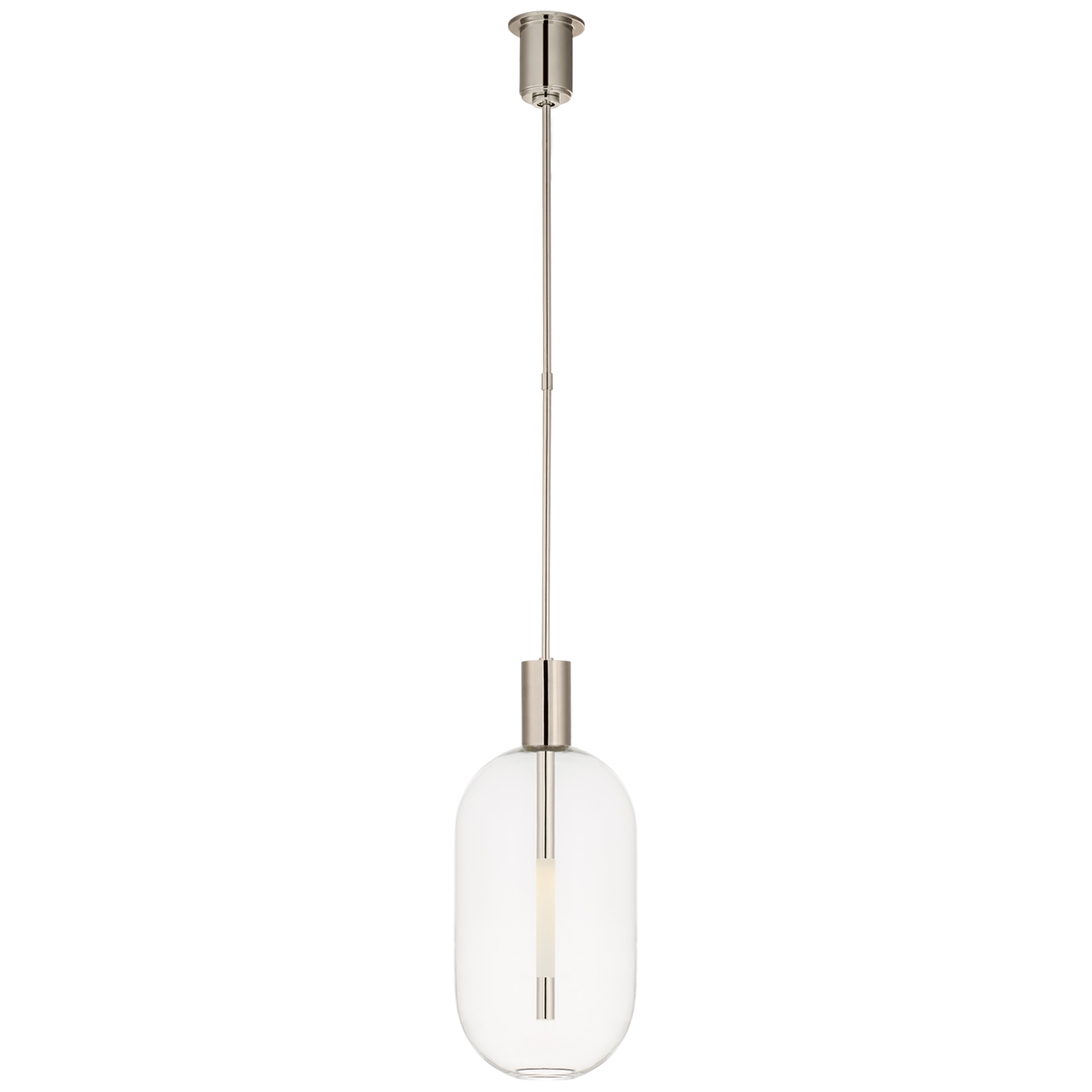VISUAL COMFORT NYE TALL PENDANT Polished Nickel