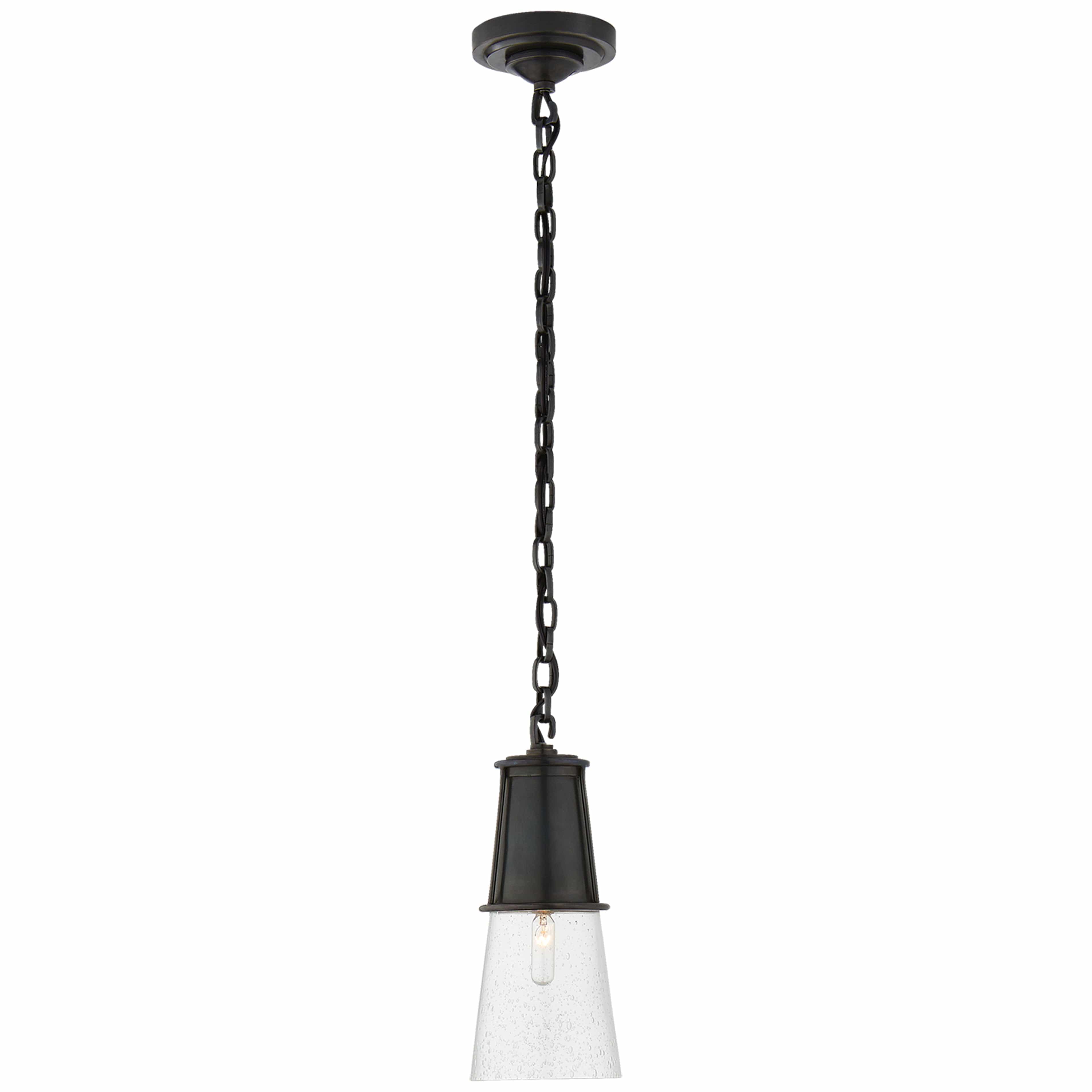 VISUAL COMFORT ROBINSON SMALL PENDANT Bronze / Seeded
