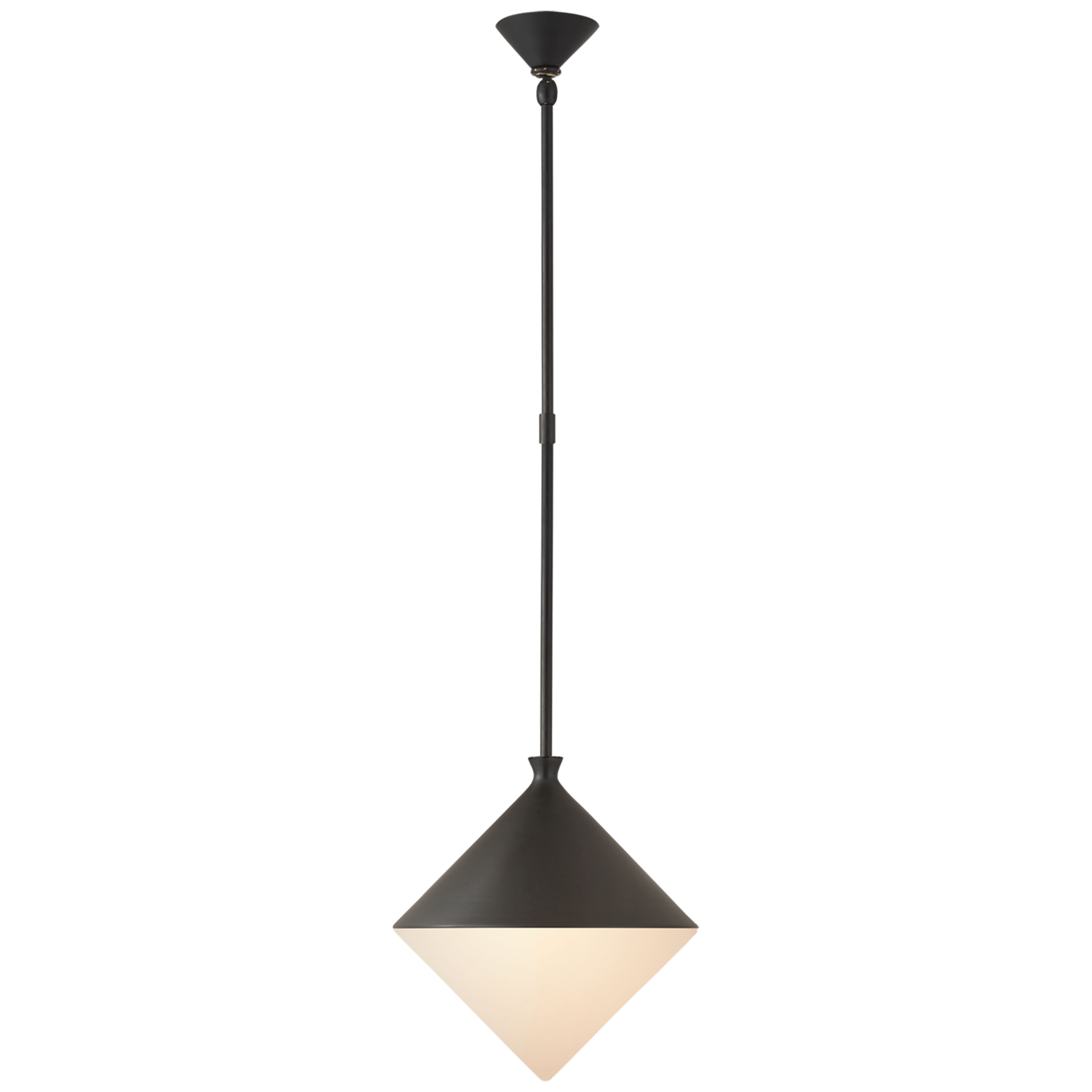 VISUAL COMFORT SARNEN PENDANT (OPTIONS) Small / Matte Black