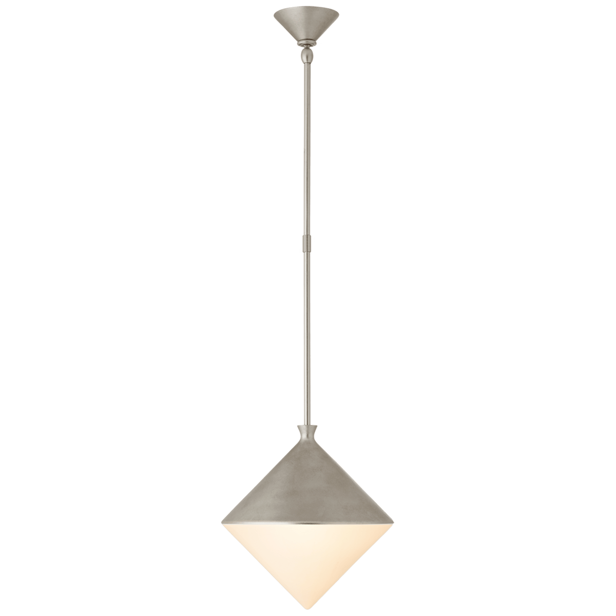 VISUAL COMFORT SARNEN PENDANT (OPTIONS) Small / Burnished Silver Leaf