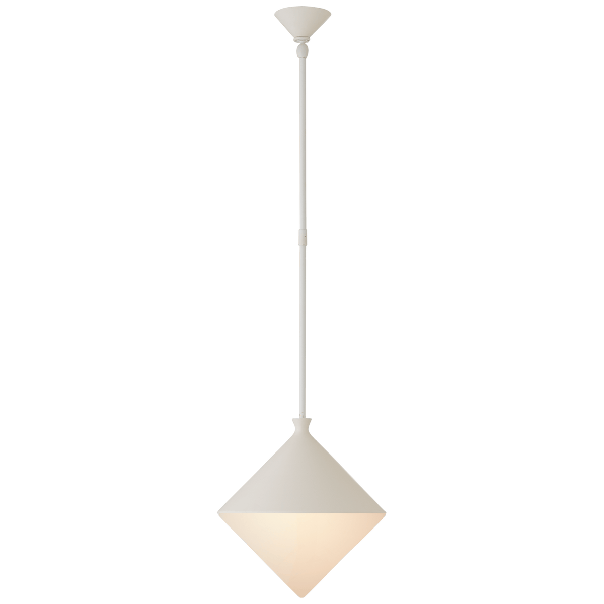 VISUAL COMFORT SARNEN PENDANT (OPTIONS) Small / Matte White