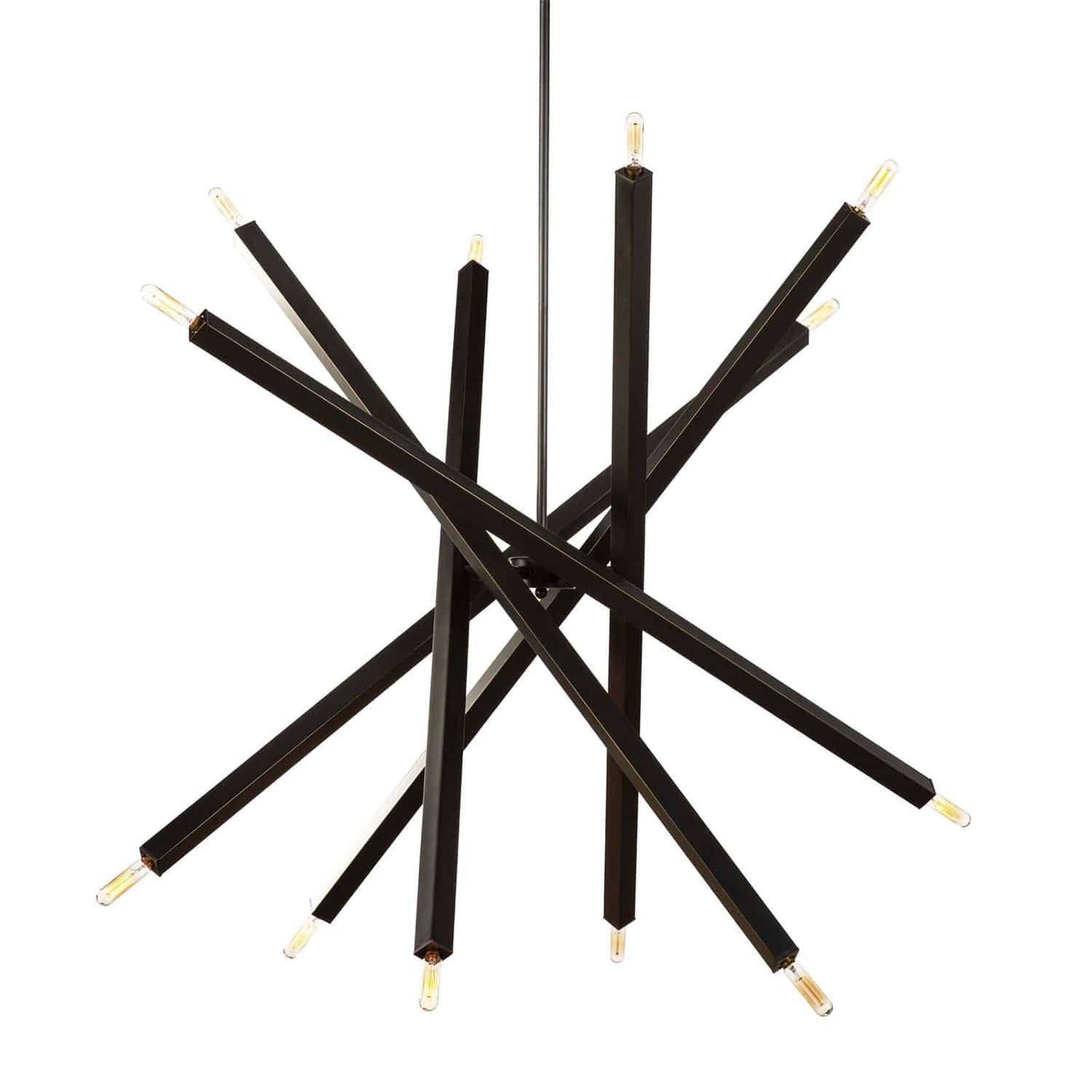 REGINA ANDREW DESIGN VIPER CHANDELIER (OPTIONS) Oil Rubbed Bronze