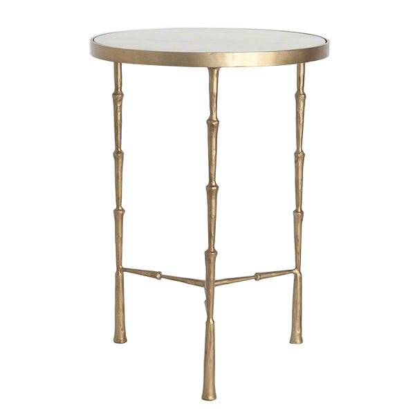 GLOBAL VIEWS SPIKE ACCENT TABLE Gold