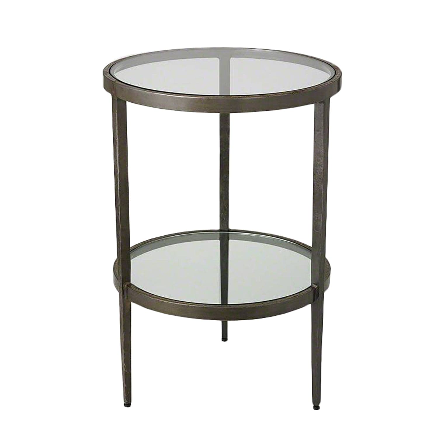 GLOBAL VIEWS LAFORGE SIDE TABLE Natural Iron