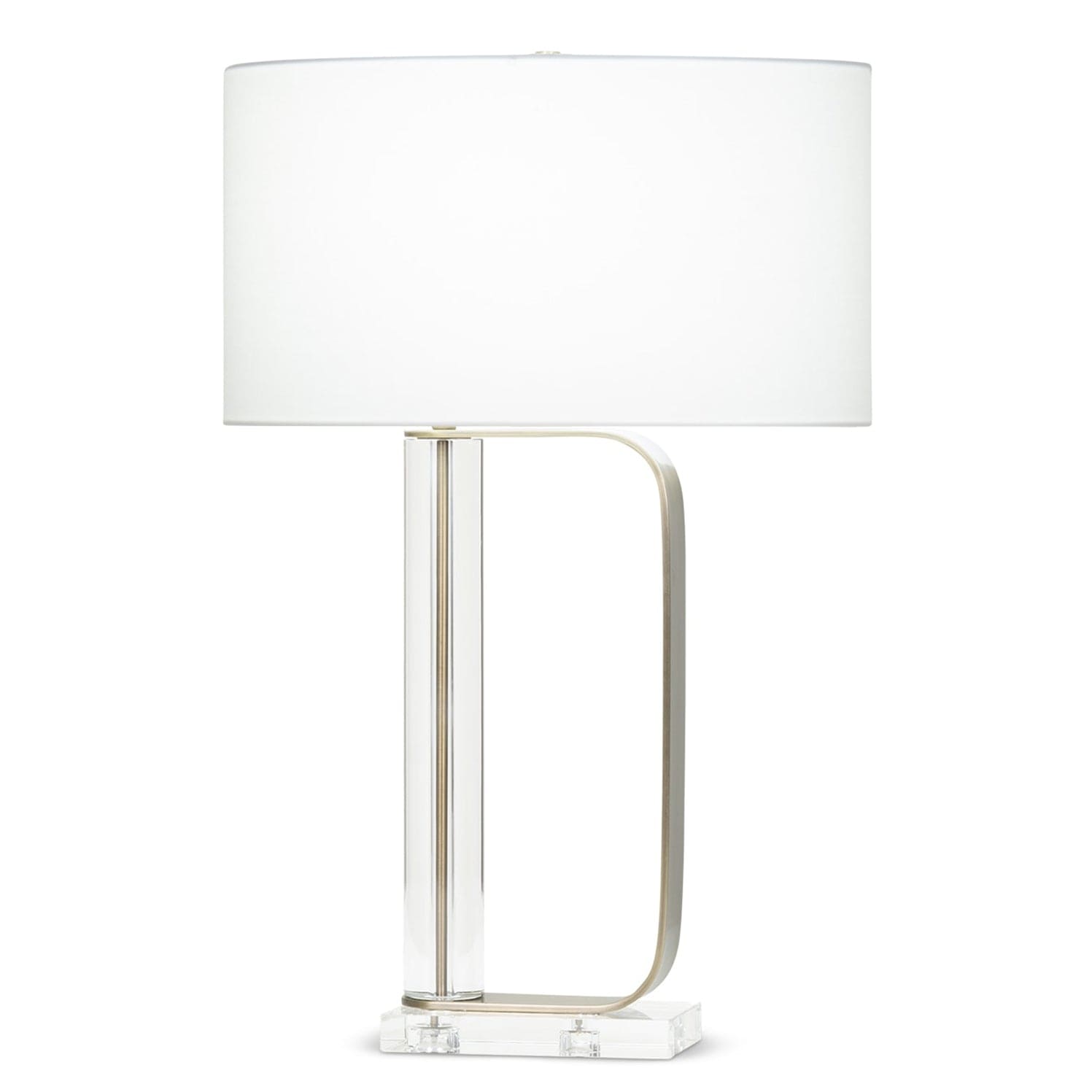 FLOW DECOR GABBY LAMP Off-White Cotton