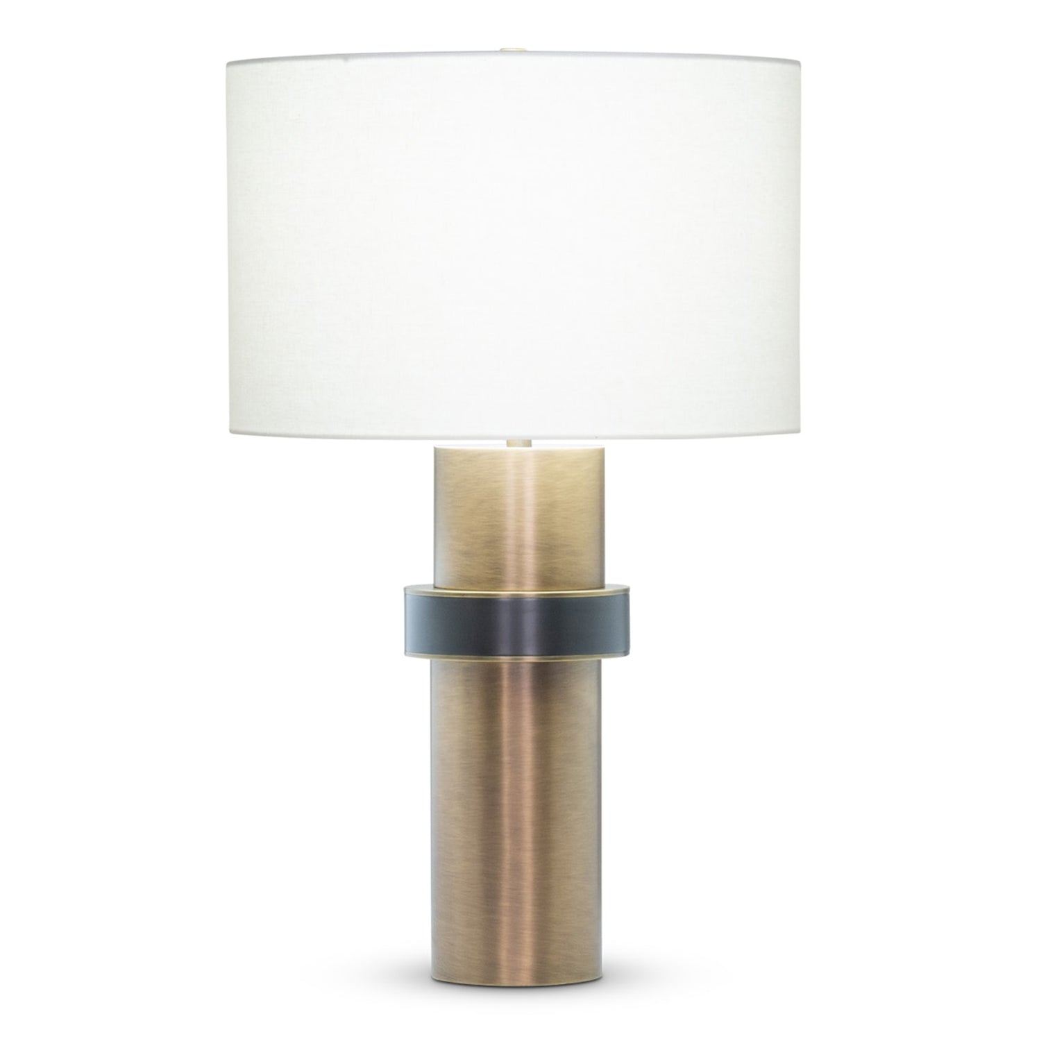 FLOW DECOR CARLTON LAMP OWL-Off White Linen
