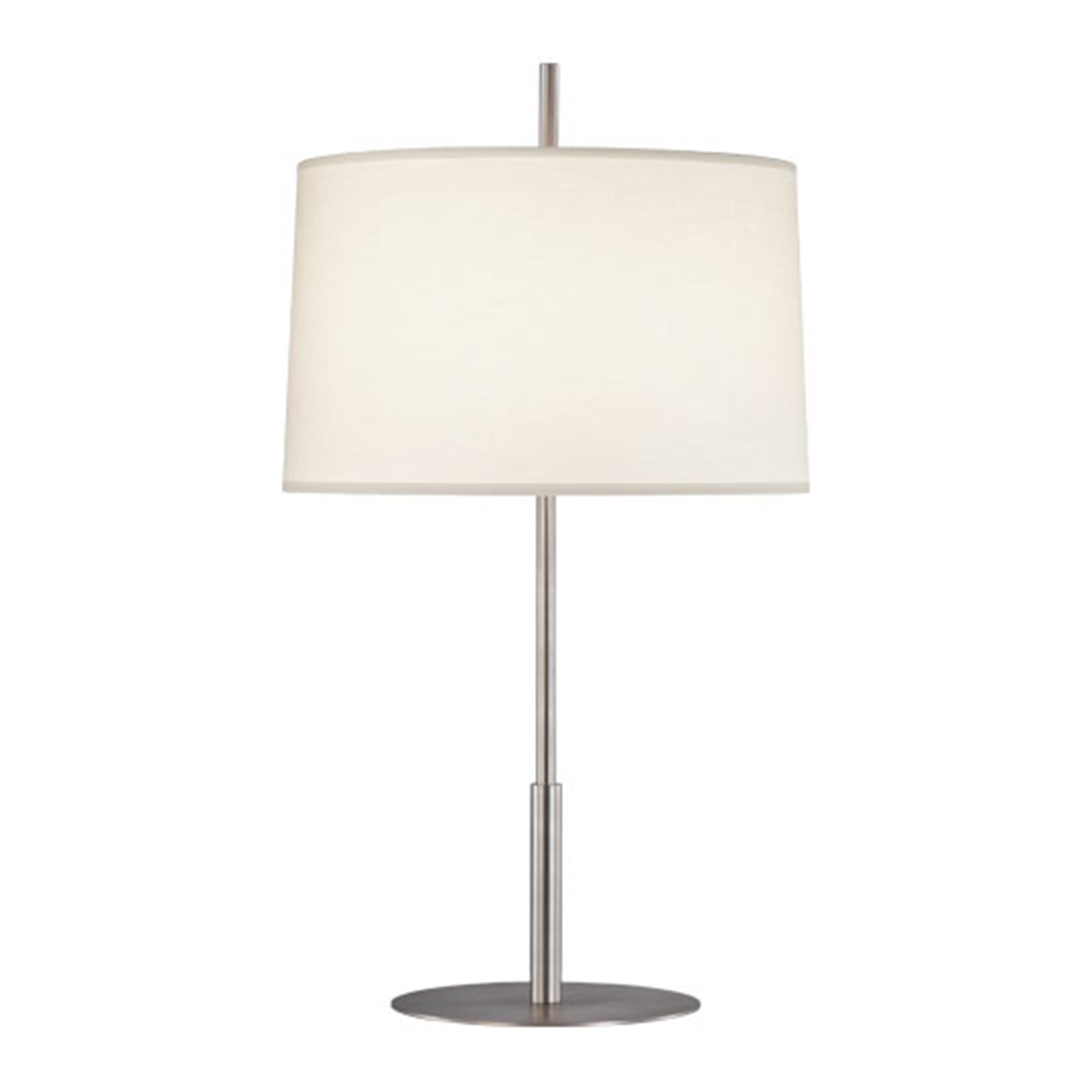 ROBERT ABBEY ECHO TABLE LAMP Stainless Steel