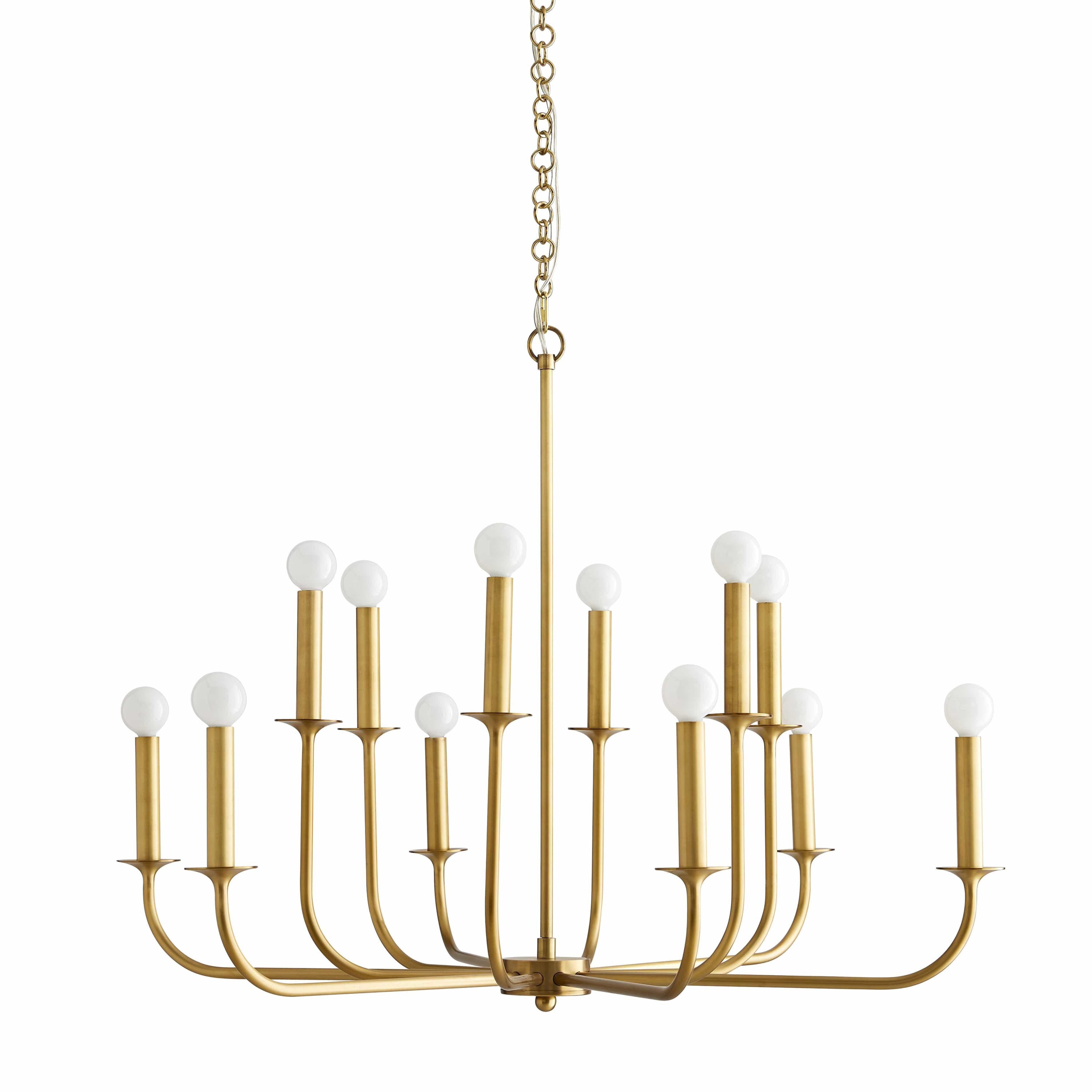 ARTERIORS BRECK CHANDELIER Small / Antique Brass