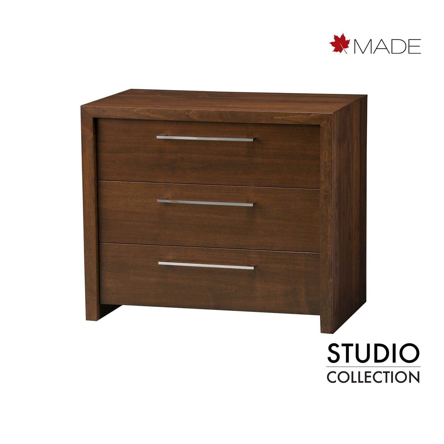 ONCE A TREE FURNITURE BENNETT 3 DRAWER NIGHTSTAND