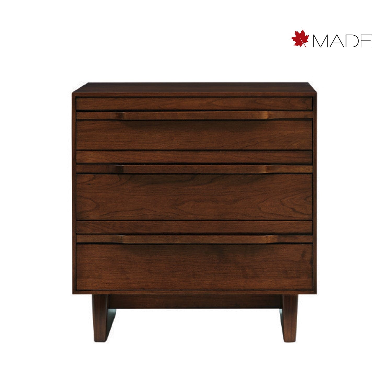 WEST BROTHERS FURNITURE CAMBER BEDSIDE CHEST