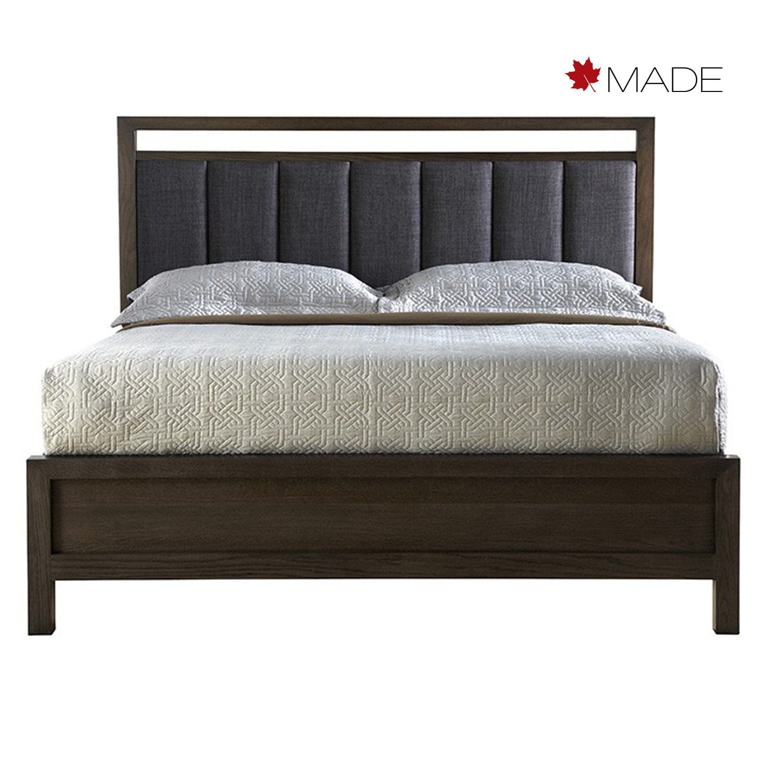 WEST BROTHERS FURNITURE FULTON UPHOLSTERED PANEL BED