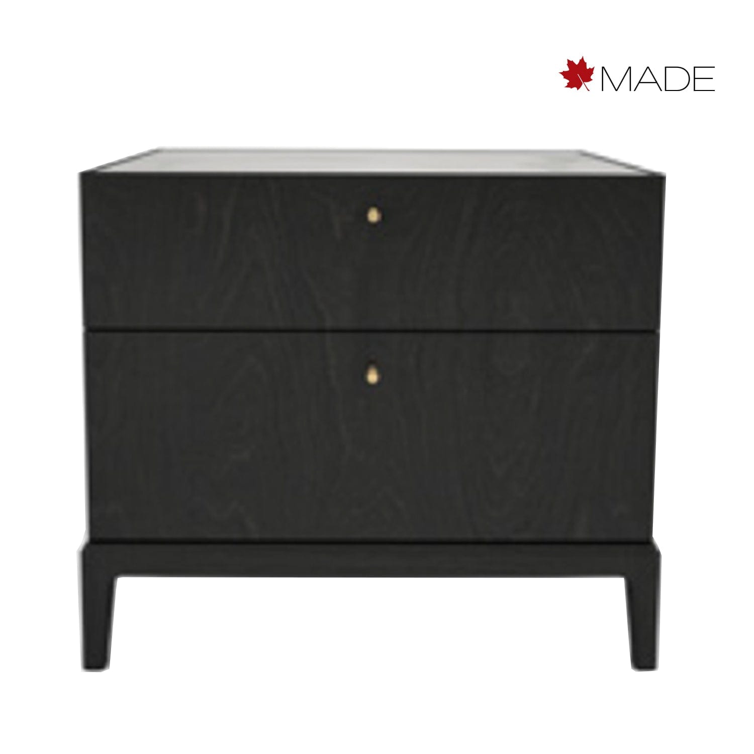 HUPPE HEMRIK 2 DRAWER WIDE NIGHTSTAND