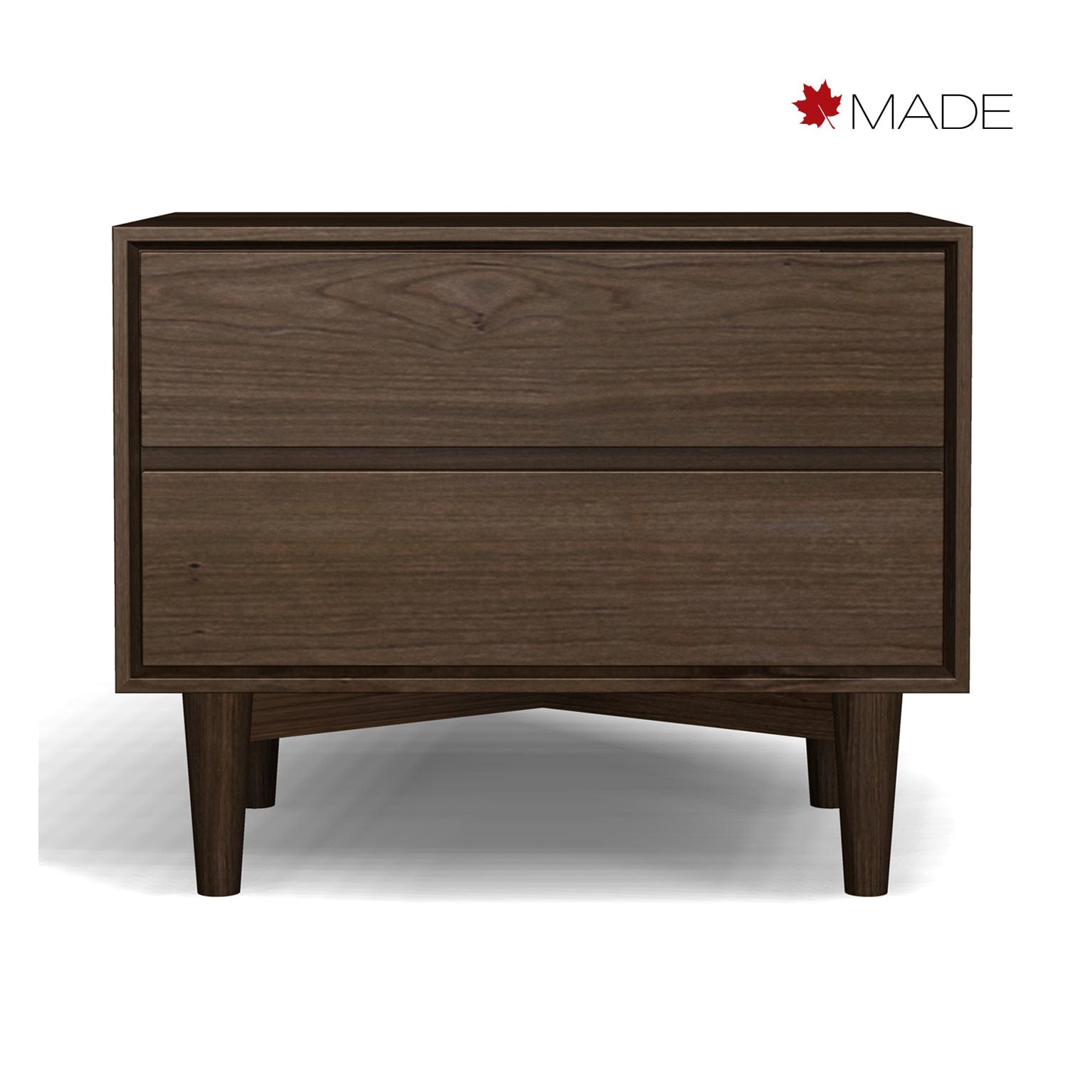 WEST BROTHERS FURNITURE JENSEN 2 DRAWER BEDSIDE CHEST