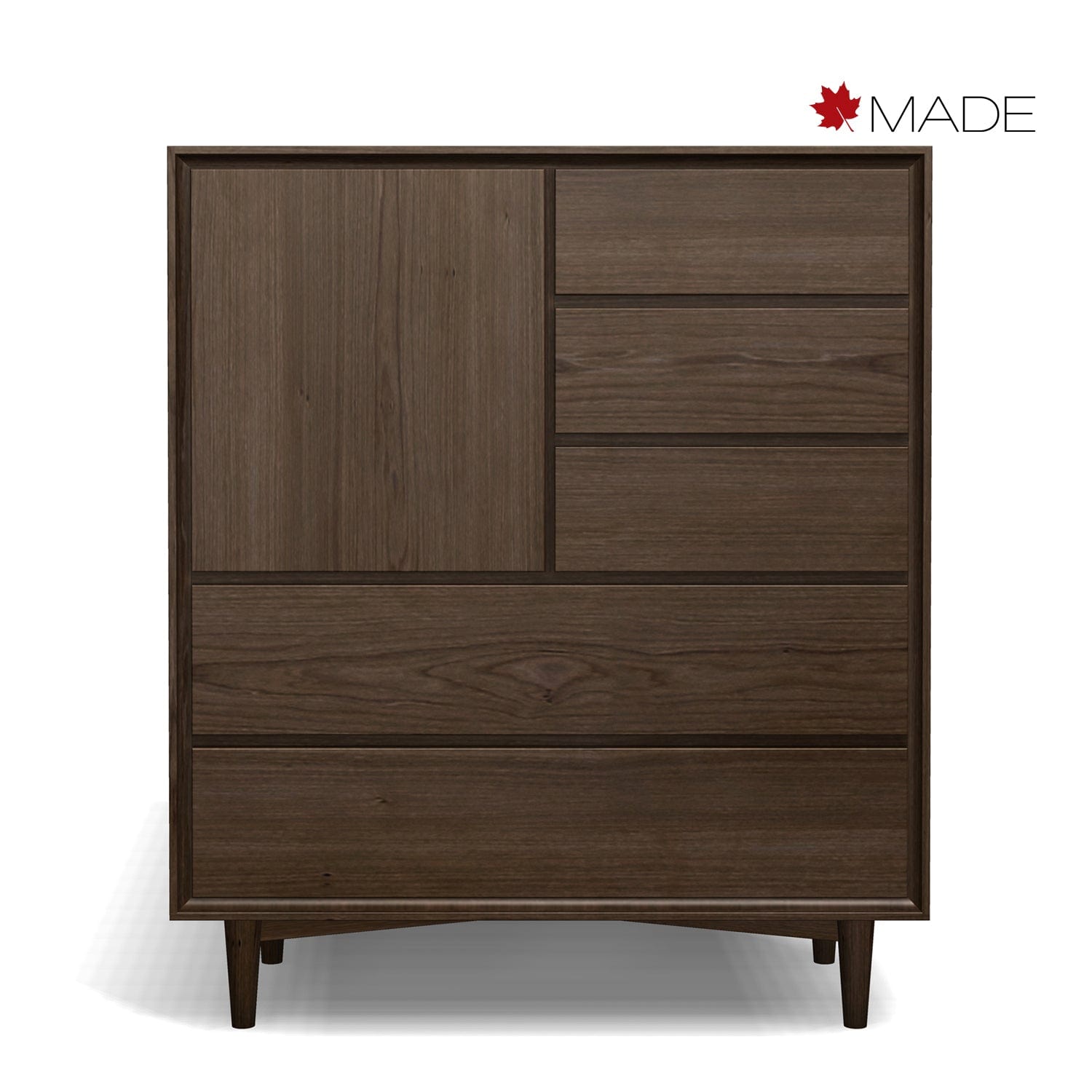 WEST BROTHERS FURNITURE JENSEN 5 DRAWER 1 DOOR CHEST