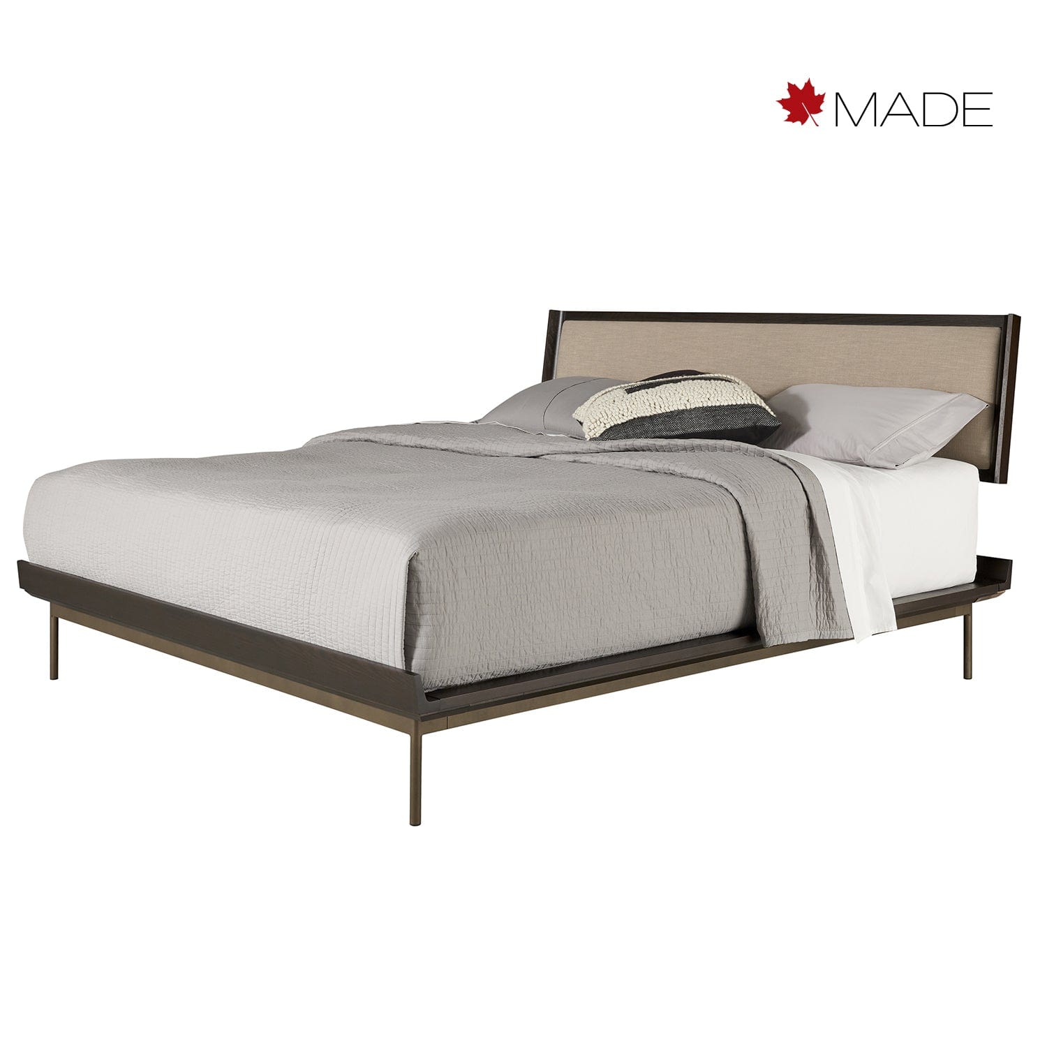 WEST BROTHERS FURNITURE STRADA UPHOLSTERED PANEL BED