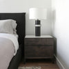 HEMRIK 2 DRAWER WIDE NIGHTSTAND