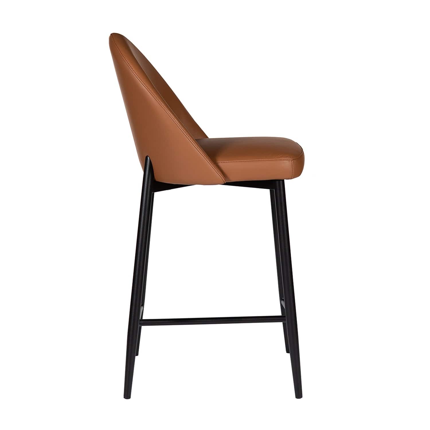 COLIBRI EMMA STOOL COGNAC SIDE