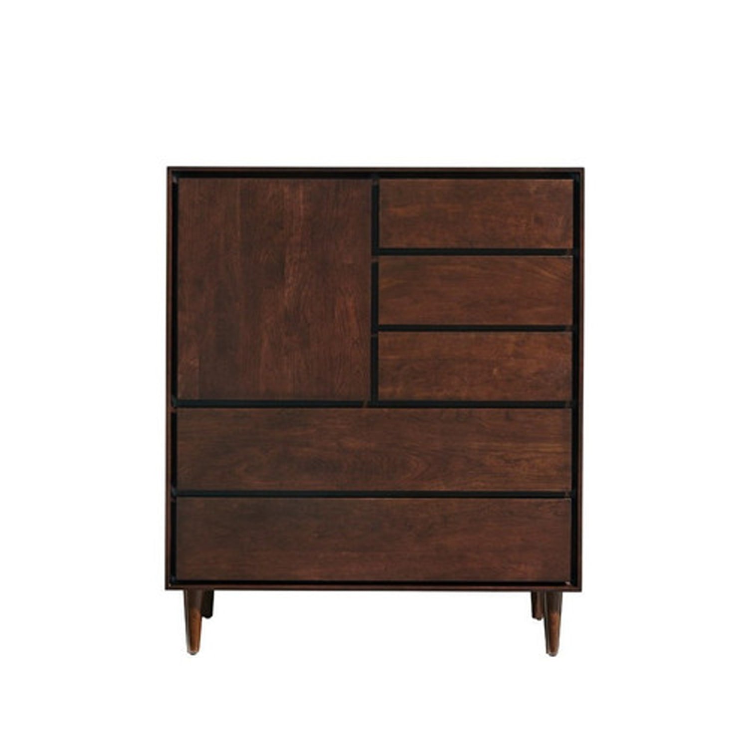 JENSEN 5 DRAWER 1 DOOR CHEST