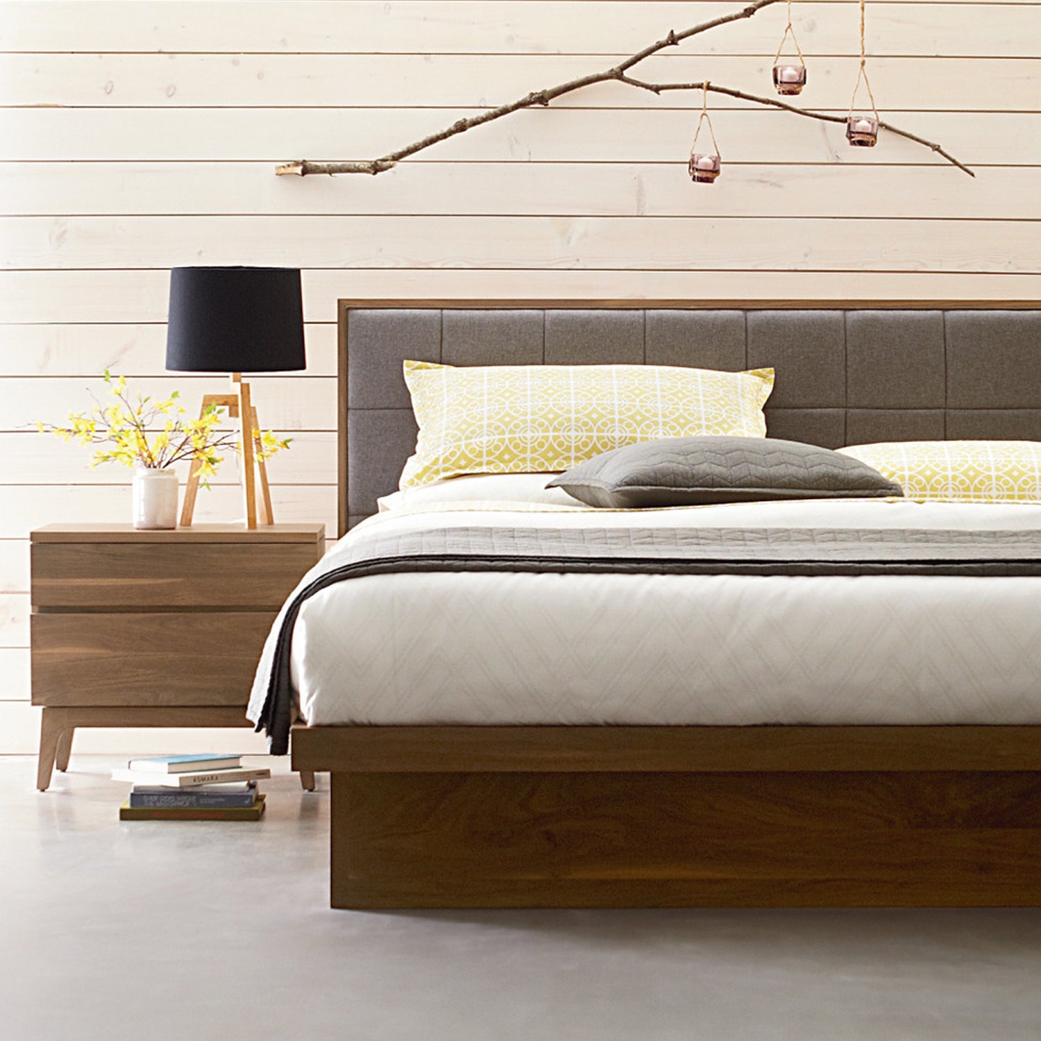 SERRA UPHOLSTERED BED WITH DRAWERS