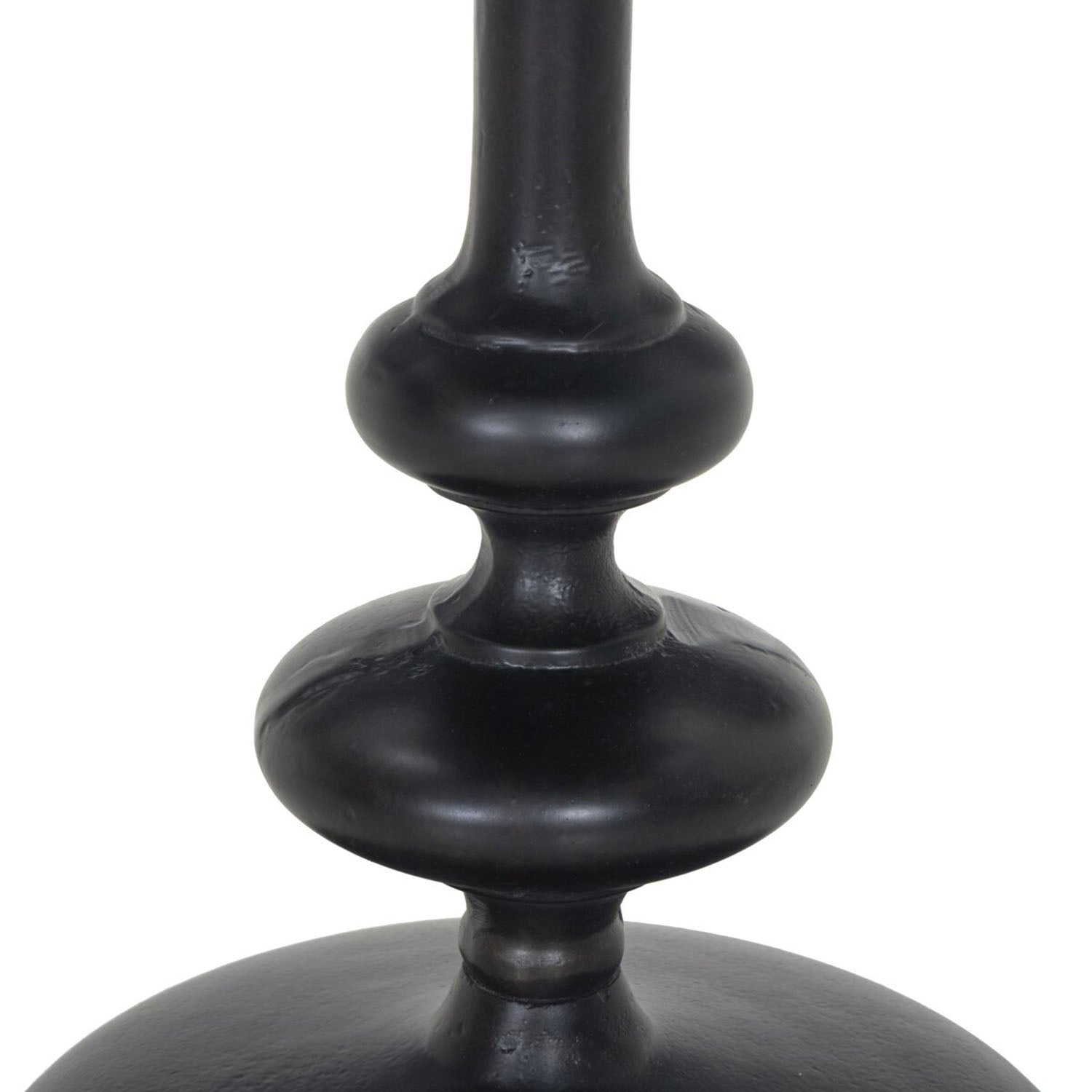Marlow end table base detail in black