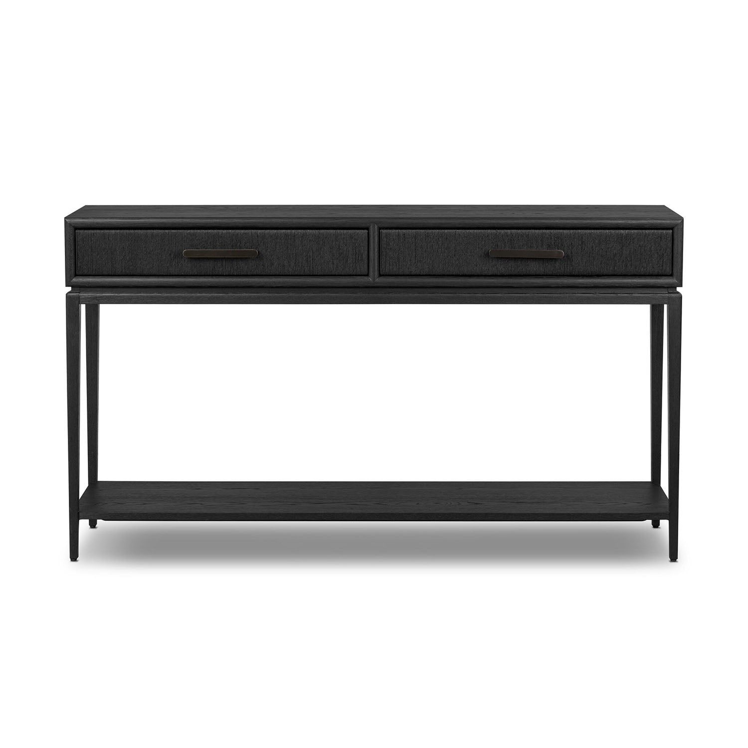 Rosenell Black Oak Console table  front view