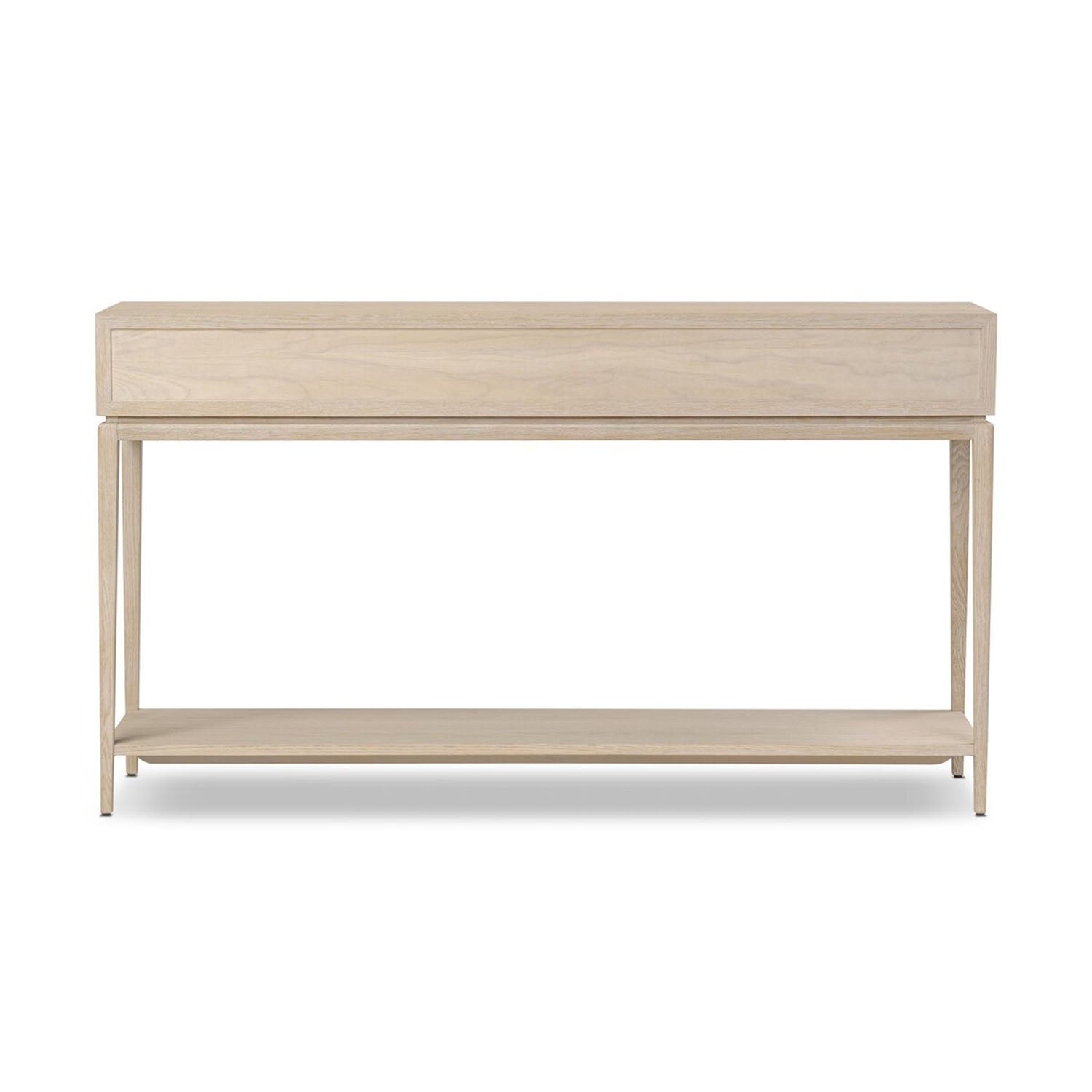 Rosenell natural oak console back view