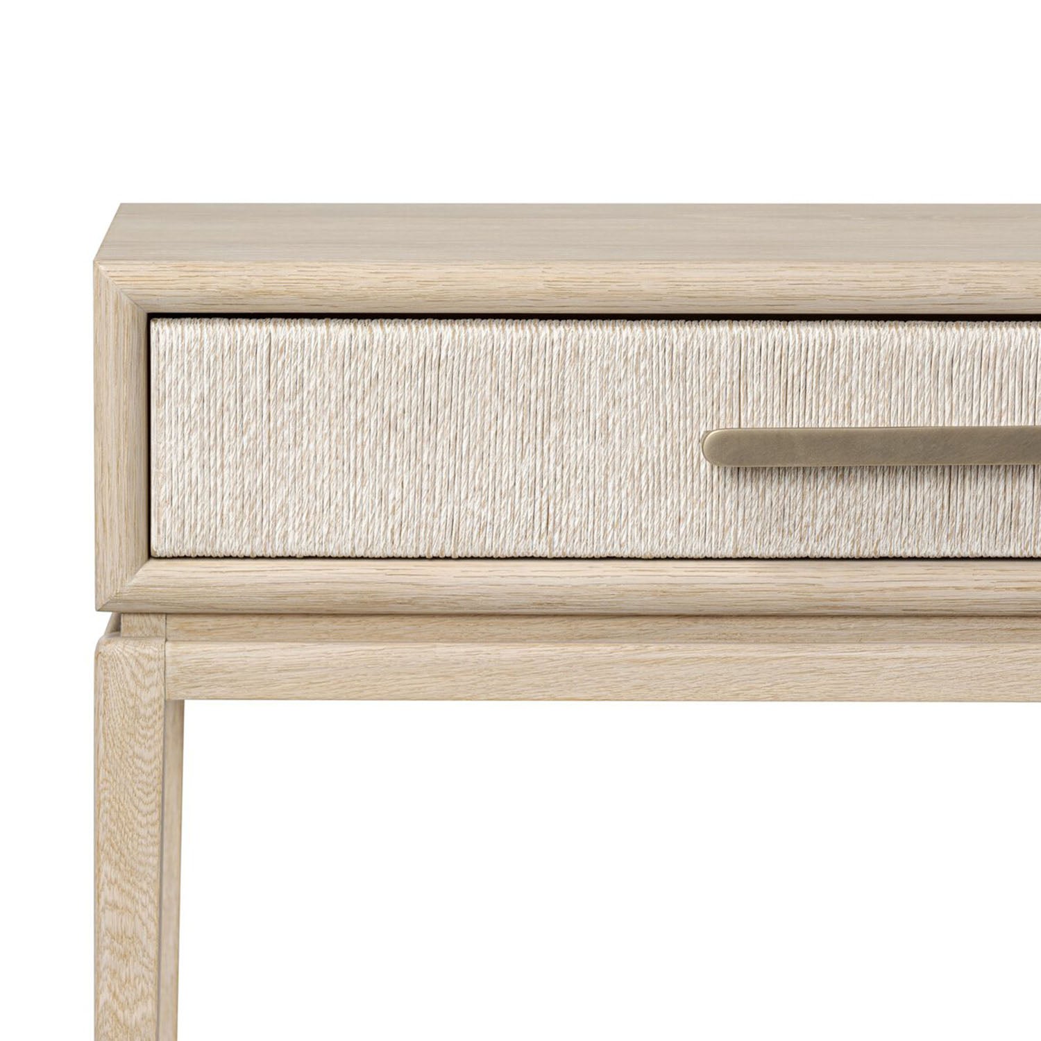 Rosenell natural oak console detail view