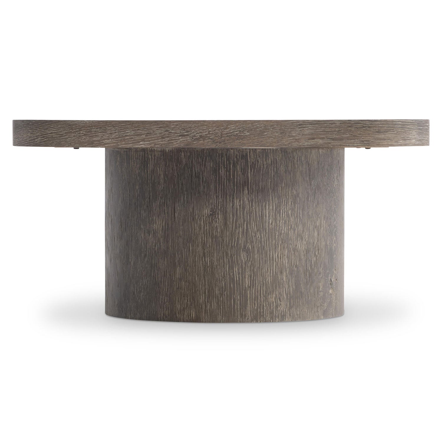 Dama coffee table from Bernhardt end view
