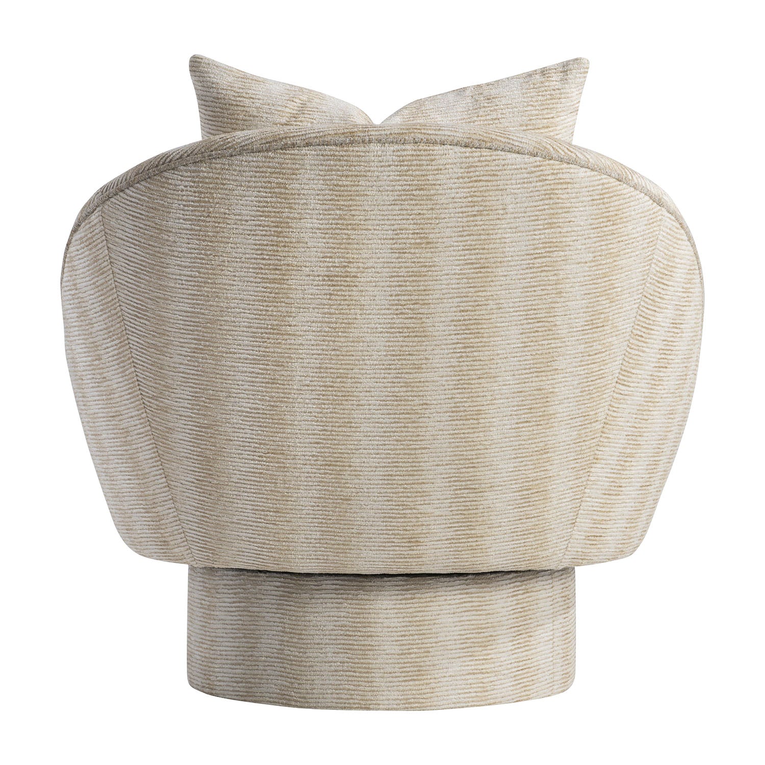 Lucia swivel chair-back view