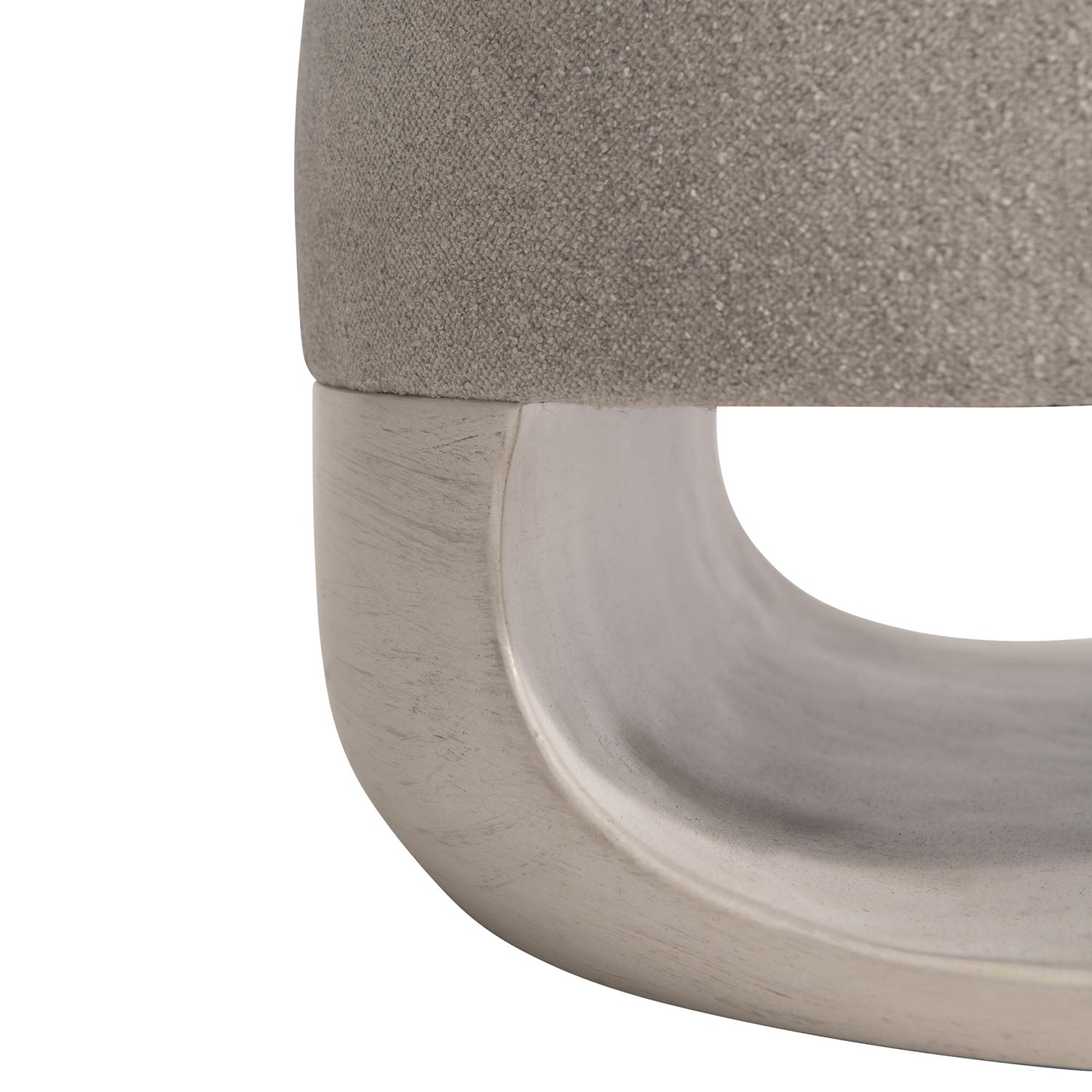 Sereno Bench on a white background close up view
