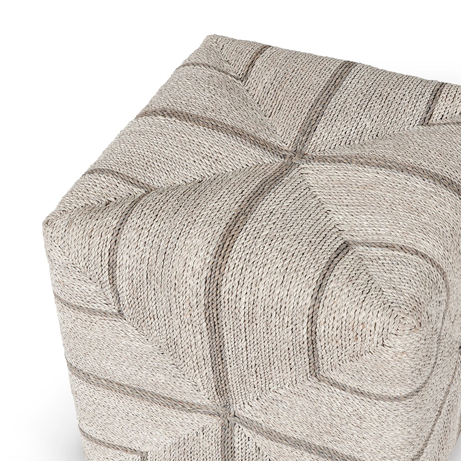 FRITZ ROPE SQUARE OTTOMAN