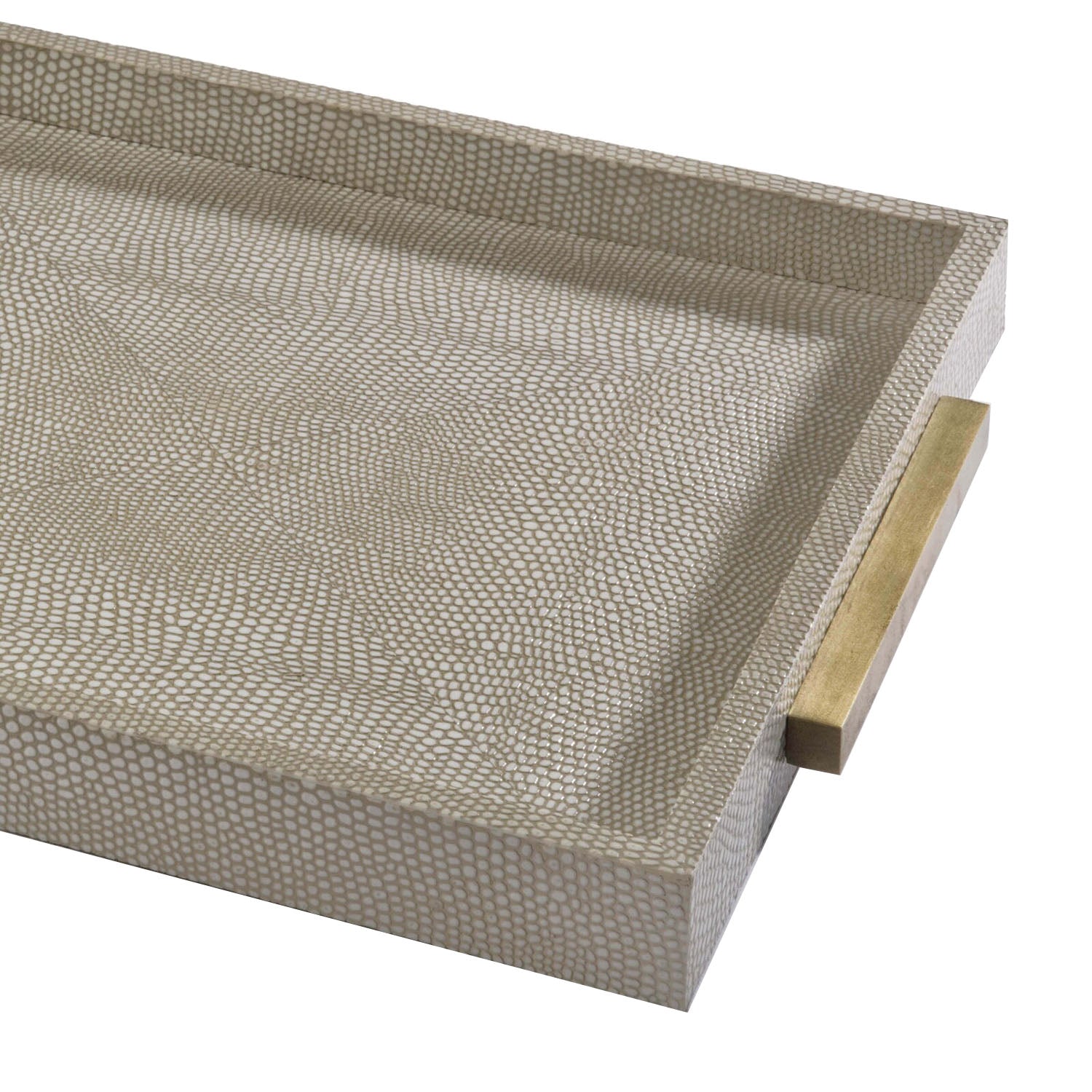 SQUARE SHAGREEN TRAY