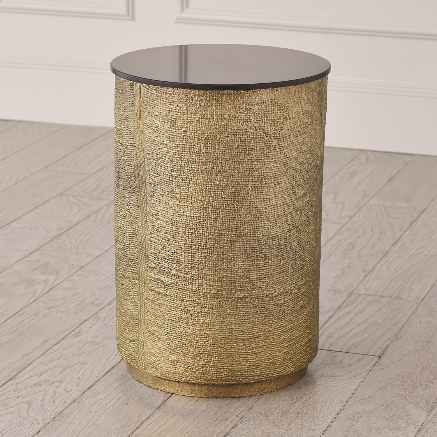 HEMP ETCHED BARREL TABLE