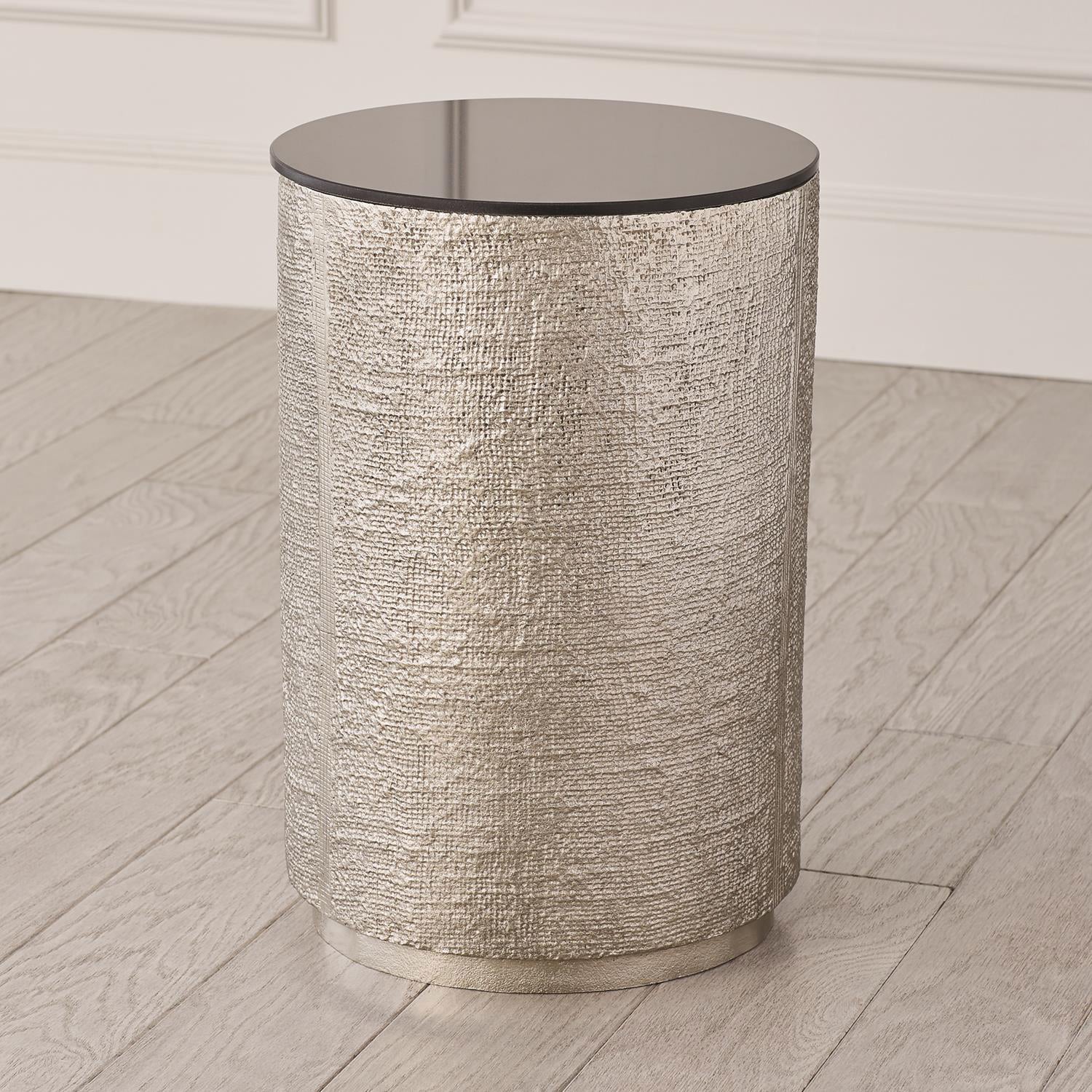 HEMP ETCHED BARREL TABLE