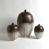 REACTIVE BRONZE STRIPE VESSELS