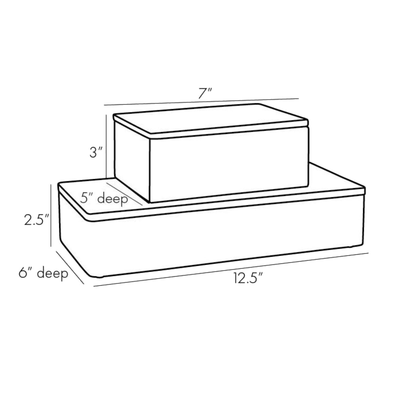 HOLLIE BOXES - SET OF 2