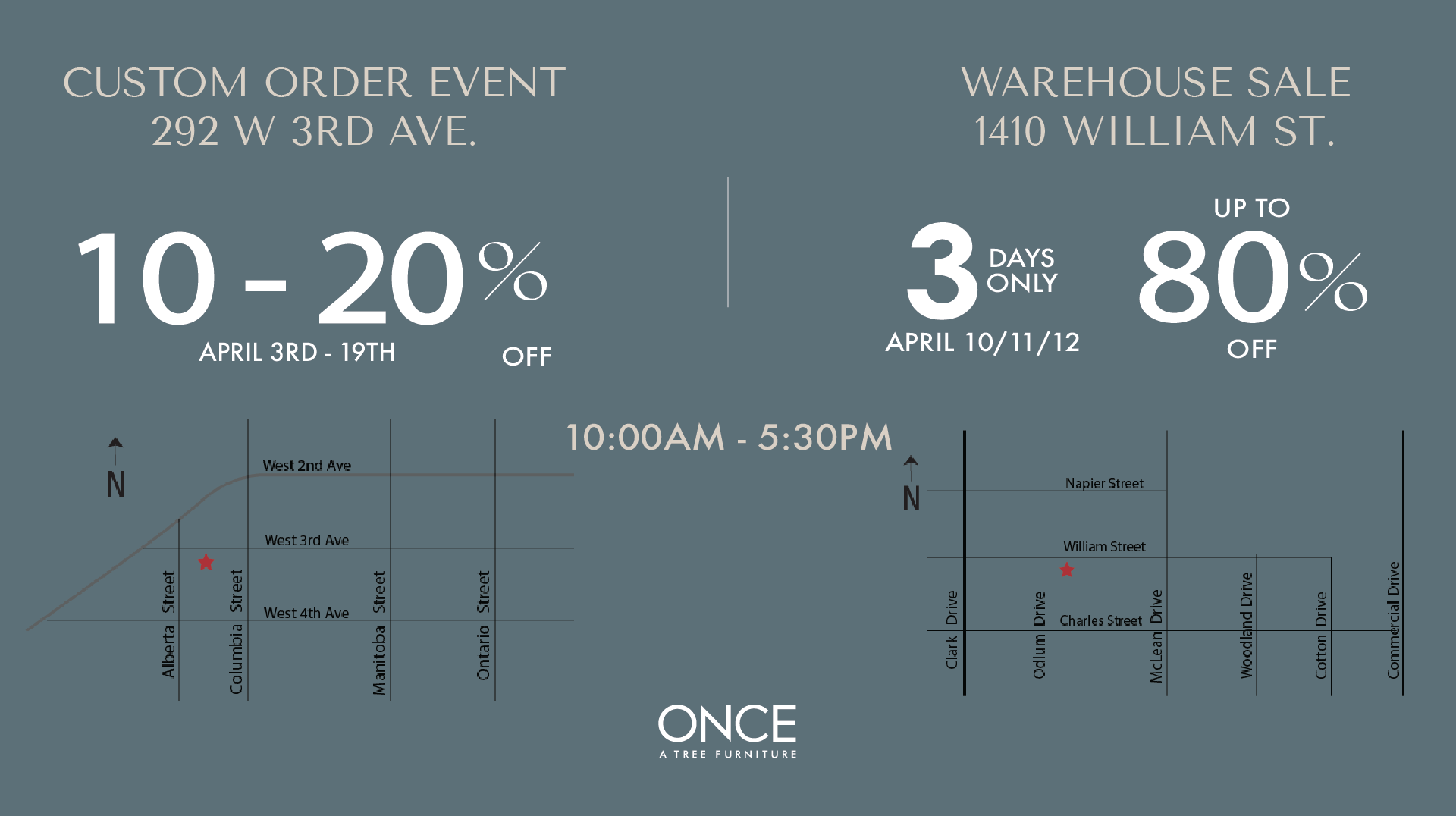 Once a Tree Furniture | Luxury Canadian Furniture - Vancouver (BC)