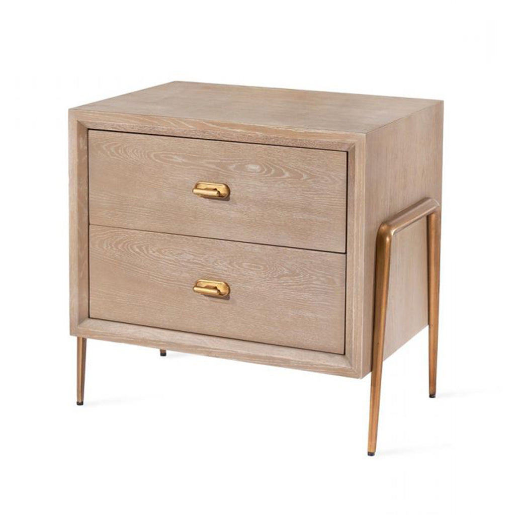 CREED 2 DRAWER NIGHTSTAND