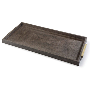 RECTANGLE SHAGREEN TRAY