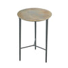 CIRCLE ETCHED ACCENT TABLE
